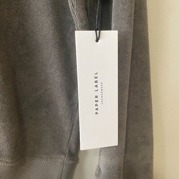 NWT Paper Label 100% Cotton Sasha Sweatshirt Charcoal Grey - Picture 4 of 13